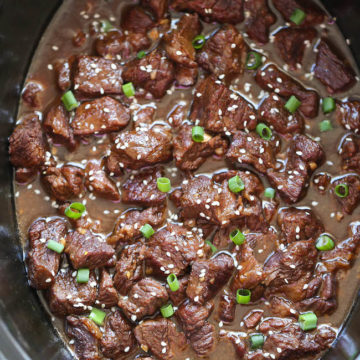 DUMP & GO Crockpot Korean Beef w/Cauliflower Rice & Mandarin Oranges